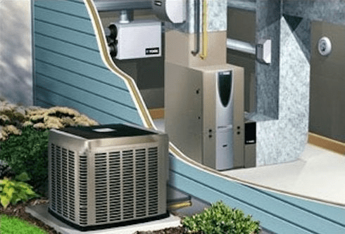 Hybrid heating and cooling
