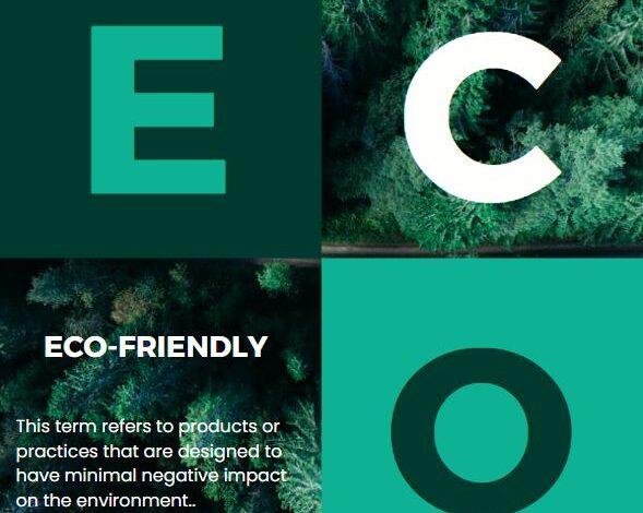 Eco-Friendly Products